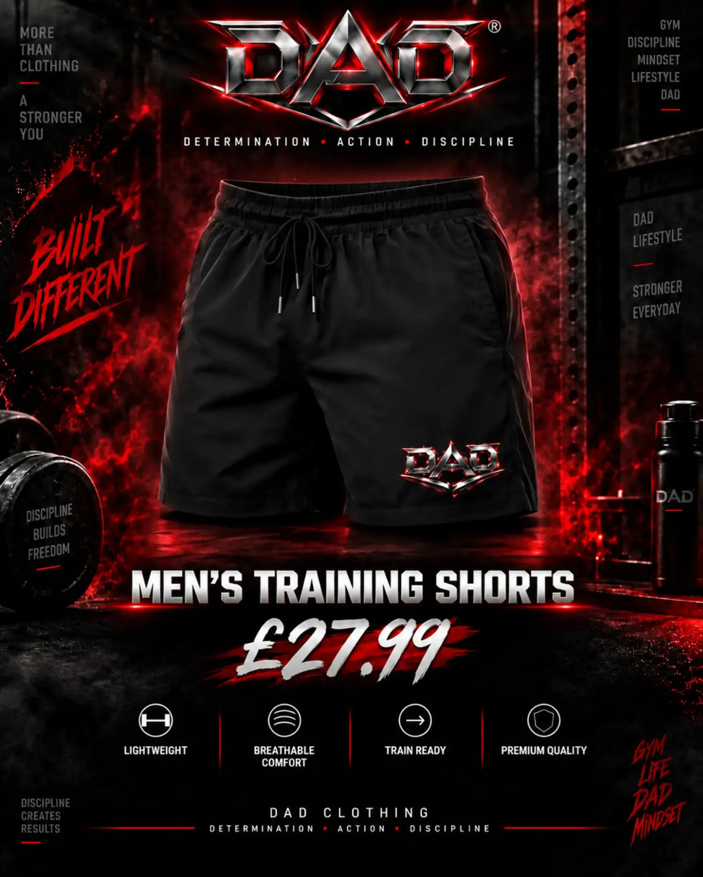 DAD Men's Swim Shorts - Drop 001