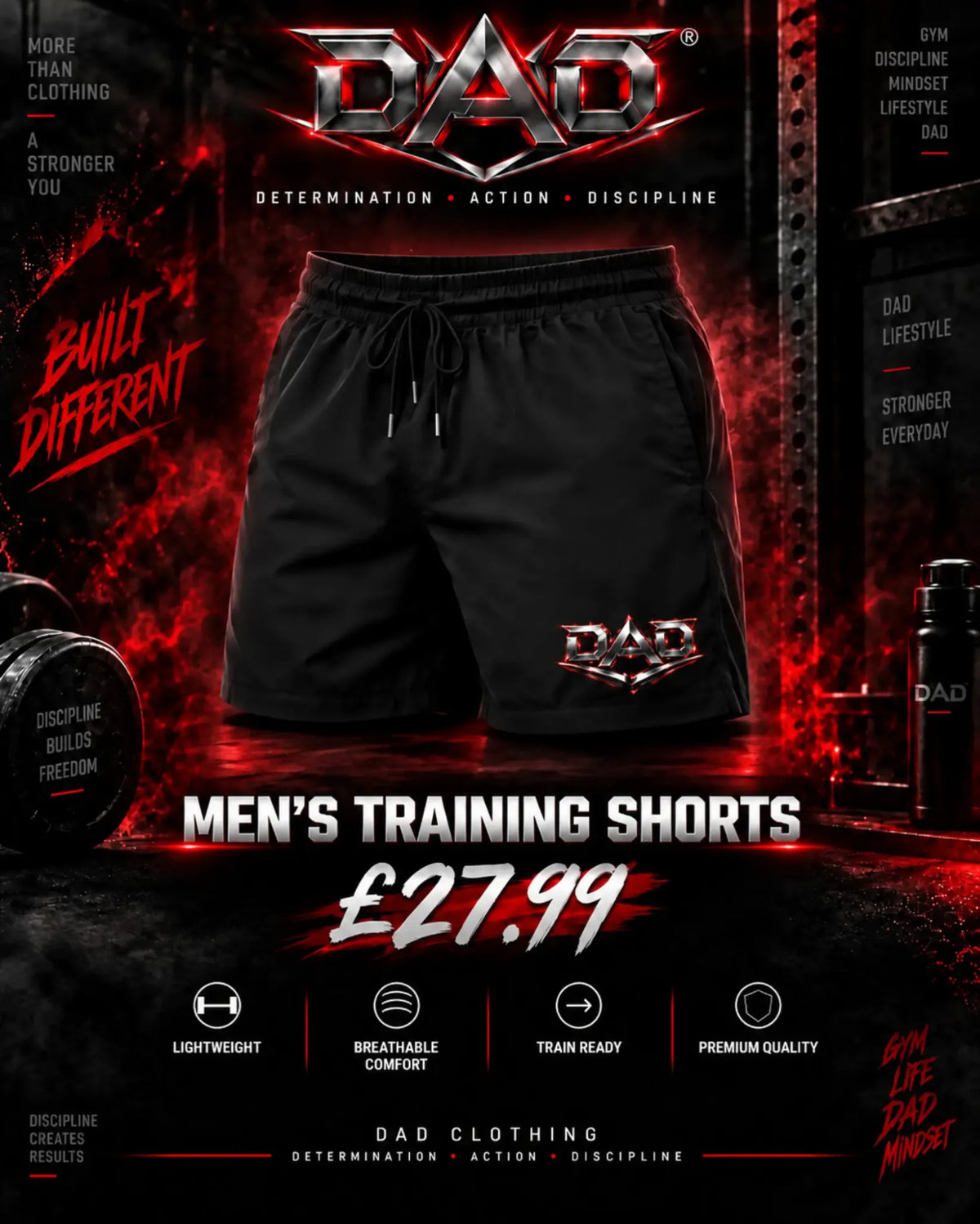 DAD Men's Swim Shorts - Drop 001