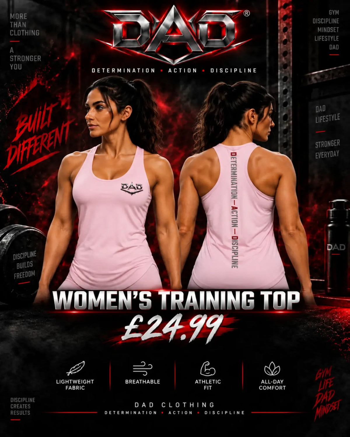 DAD Women's Training Top - Drop 001