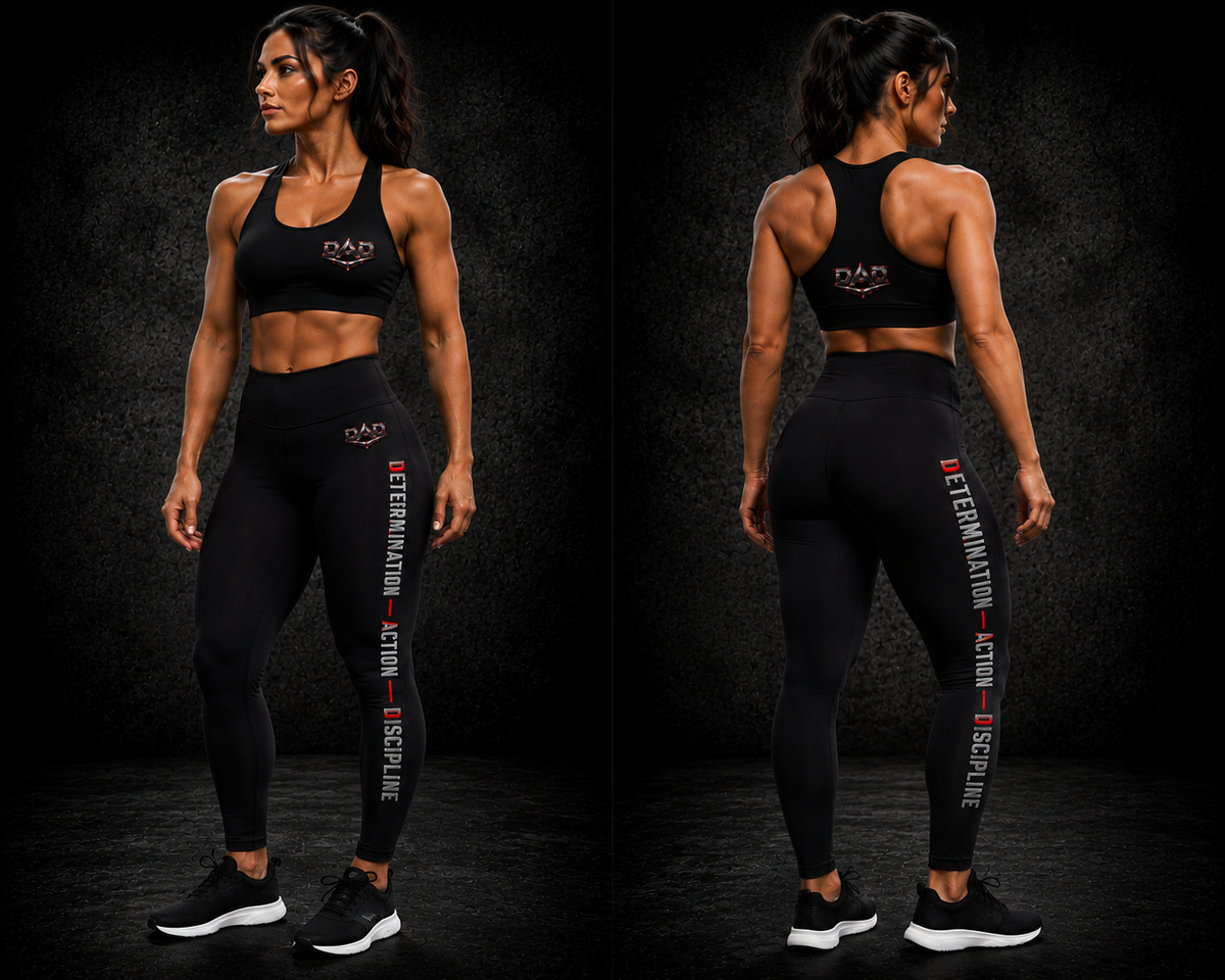 DAD BODY TRANSFORMATION™ Women’s Sports Bra & Leggings Set — DROP 001
